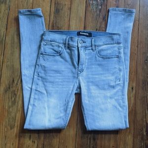 Express stretch skinny jeans size 6 Long